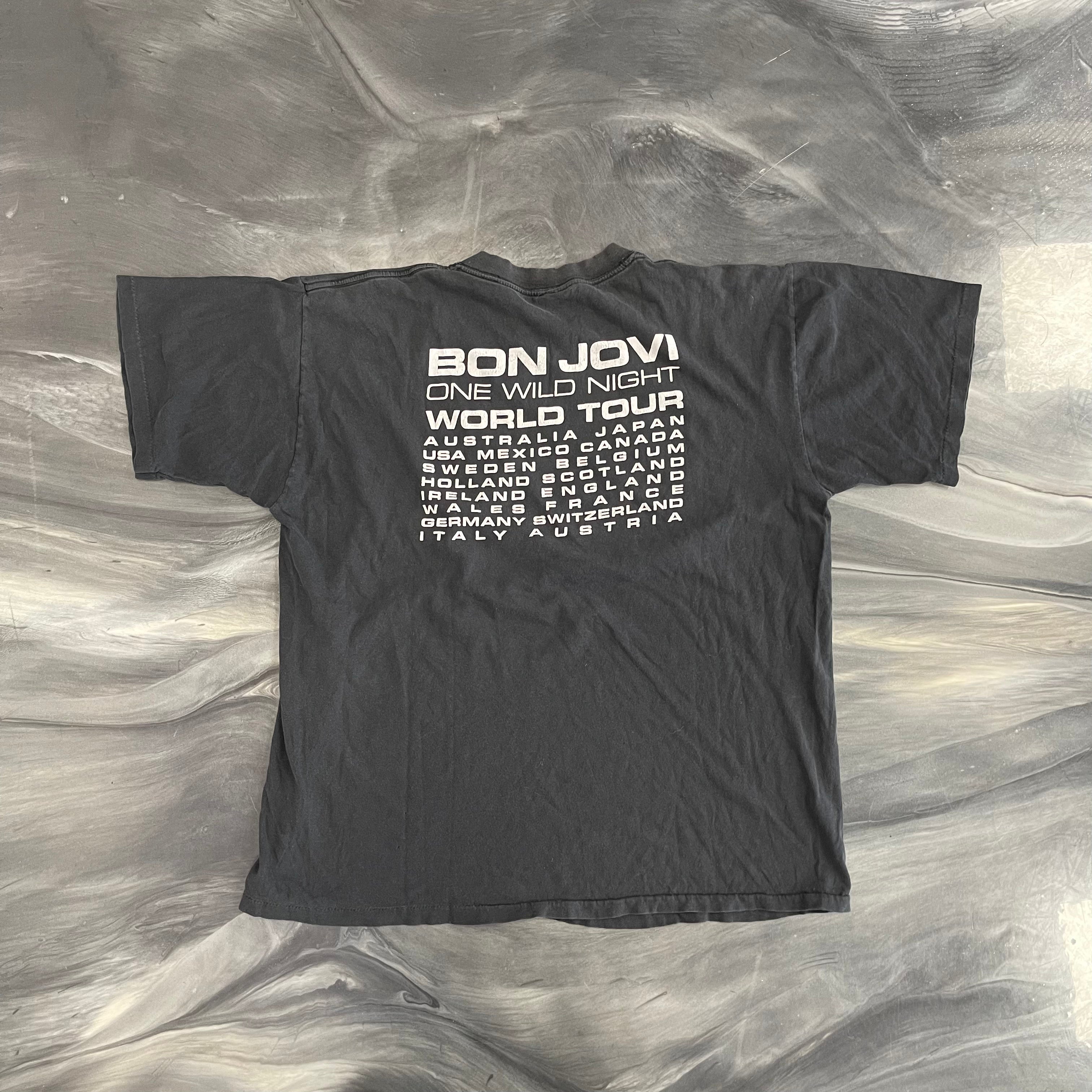 Vintage Bon Jovi Tour Tee Black