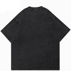 'If i'm Lost Please Don't Find Me' Acid Washed Graphic T-Shirt