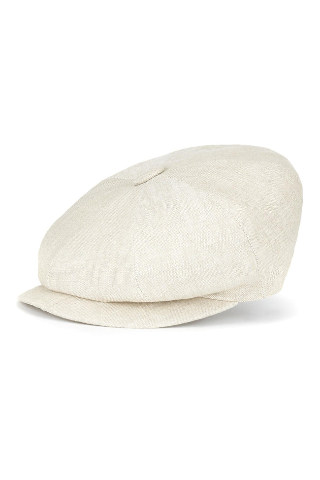 Linen Muirfield Bakerboy Cap Hover Image