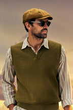 Nick Light Brown Bakerboy Cap