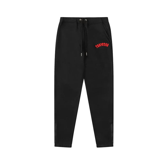 Trapstar Style Autumn/Winter Hip-Print Sweatpants - Black/Red Hover Image