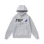 Trapstar Style Autumn/Winter Gradient Logo Graphic Hoodie - Heather Grey