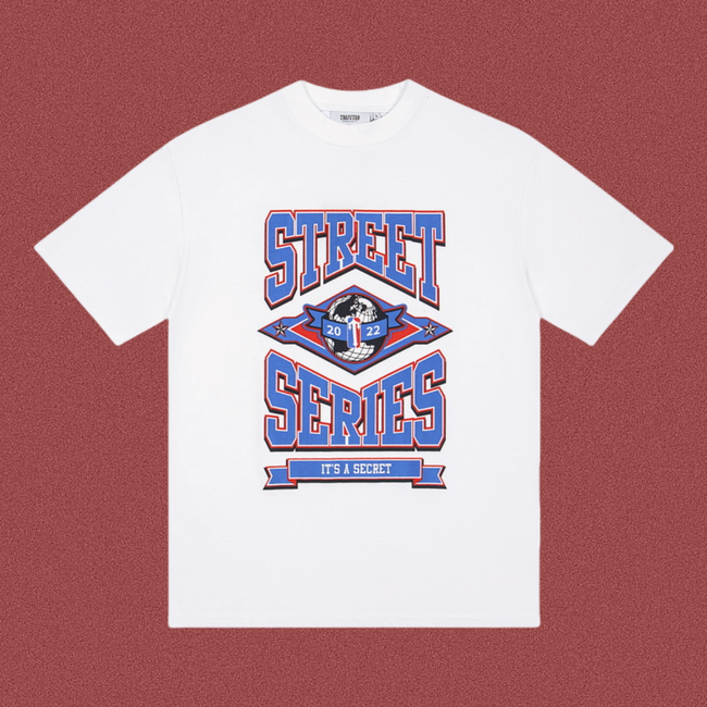 Trapstar Street Series Collegiate Graphic Tee - White Hover Image