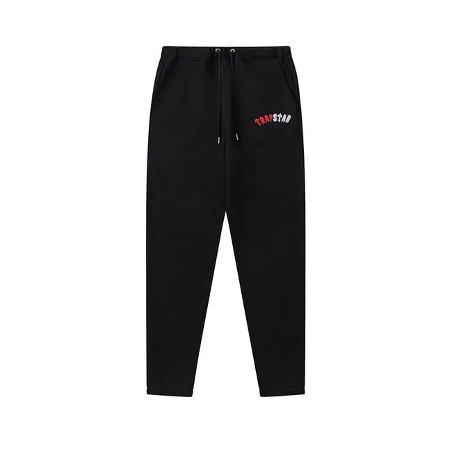 Trapstar Style Autumn/Winter Multi-Color Hip-Print Sweatpants - Black Hover Image