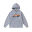 Trapstar Style Autumn/Winter Blue & Orange Shooters Hoodie - Heather Grey