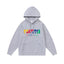 Trapstar Style Autumn/Winter Multi-Color Logo Graphic Hoodie - Heather Grey