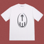 Trapstar Decoded Oval Logo Tee - White