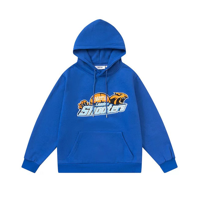 Trapstar Style Autumn/Winter Shooters Graphic Hoodie - Royal Blue Hover Image