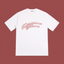 Trapstar "Dream Team" Script Logo Tee - White/Red