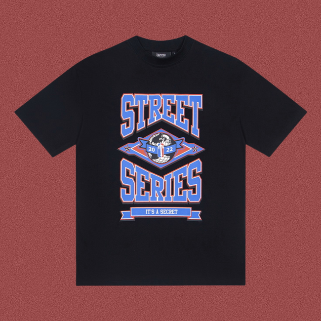 Trapstar Street Series Collegiate Graphic Tee - Black Hover Image