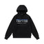 Trapstar Style Autumn/Winter Casual Graphic Hoodie - Black