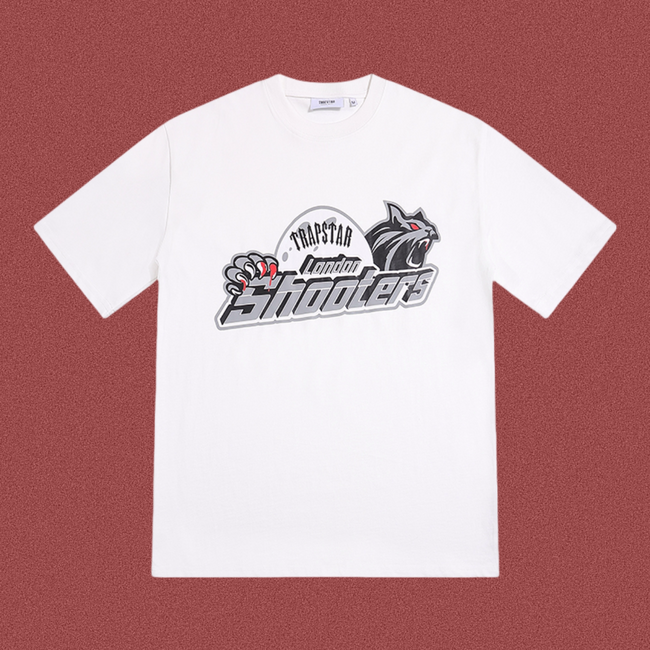 Trapstar London Shooters Panther Graphic Tee - White Hover Image