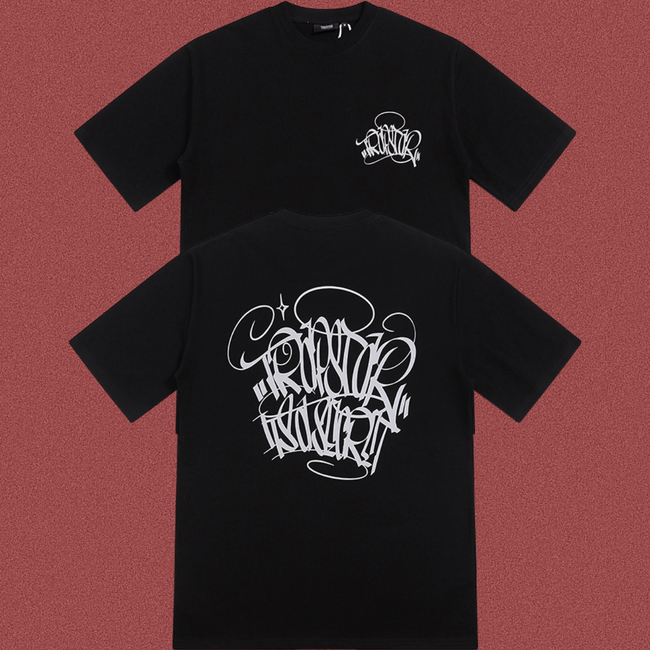 Trapstar Graffiti Signature Graphic Tee - Black Hover Image