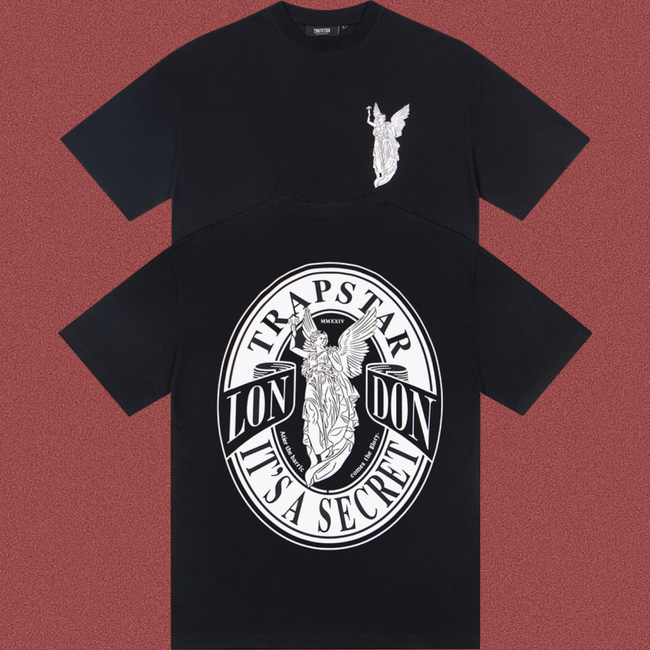 Trapstar Archangel Circular Seal Graphic Tee - Black Hover Image