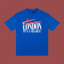 Trapstar London Secret Script & Block Logo Tee - Royal Blue/Red