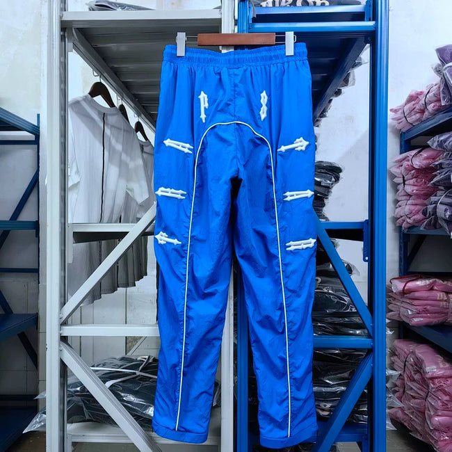 Trapstar Piping Track Pants - Royal Blue/White Hover Image