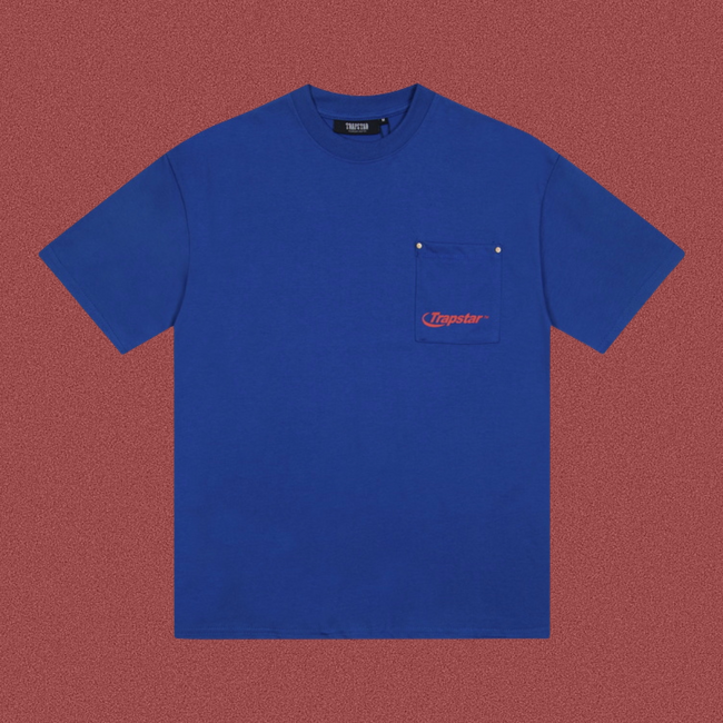 Trapstar Utility Pocket Graphic Tee - Royal Blue Hover Image