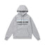 Trapstar Style Autumn/Winter Blue, White & Black Gradient Logo Hoodie - Heather Grey