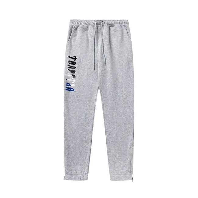 Trapstar Style Autumn/Winter Side-Print Joggers - Heather Grey Hover Image