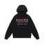 Trapstar Style Autumn/Winter Gradient Multi-Color Logo Hoodie - Black