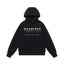 Trapstar Style Autumn/Winter Blue & Black Gradient Logo Hoodie - Black