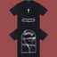 Trapstar Cracked Stone & Lightning Graphic Tee - Black