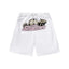 Trapstar London Shooters Panther Patch Sweat Shorts - White/Pink