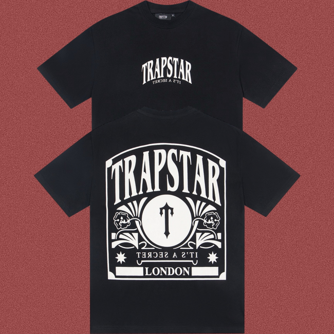 Trapstar Vintage Art Frame Graphic Tee - Black/White Hover Image
