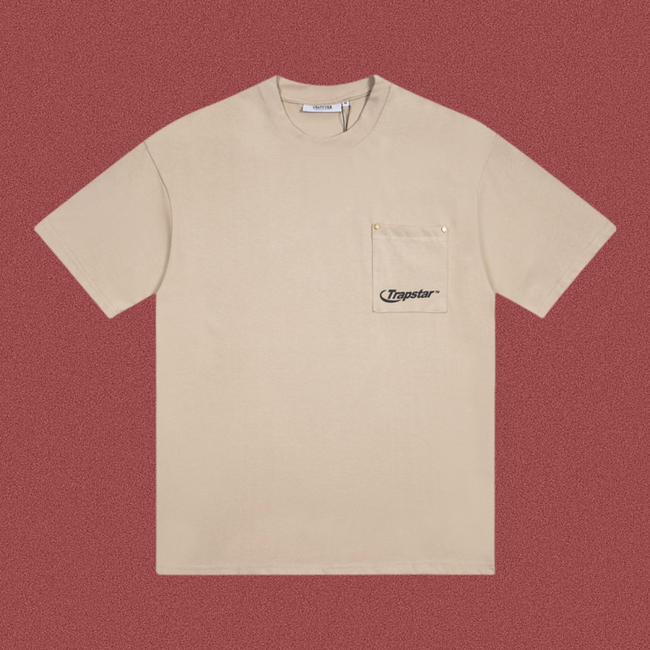 Trapstar Utility Pocket Graphic Tee - Sand/Khaki Hover Image