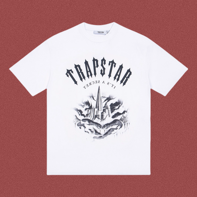 Trapstar Castle Hands Graphic Tee - White Hover Image