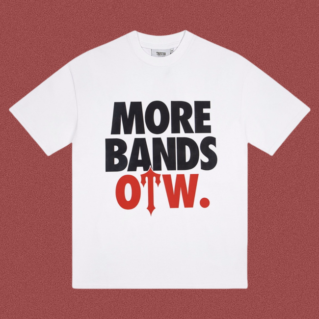 Trapstar "More Bands OTW." Graphic Tee - White Hover Image