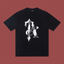 Trapstar Metallic Interlocked "TA" Graphic Tee - Black