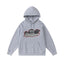 Trapstar Style Autumn/Winter Shooters Panther Graphic Hoodie - Heather Grey