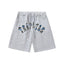 Trapstar Blue Camo Arch Logo Gothic Sweat Shorts - Grey