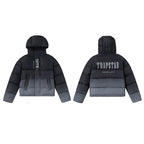 Trapstar Ombre Fade Puffer Jacket - Black/Grey