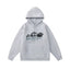 Trapstar Style Autumn/Winter Blue & Black Shooters Hoodie - Heather Grey