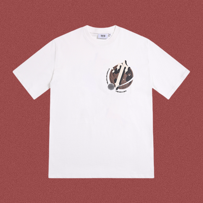 Trapstar Orbital Crest Small Logo Tee - White Hover Image