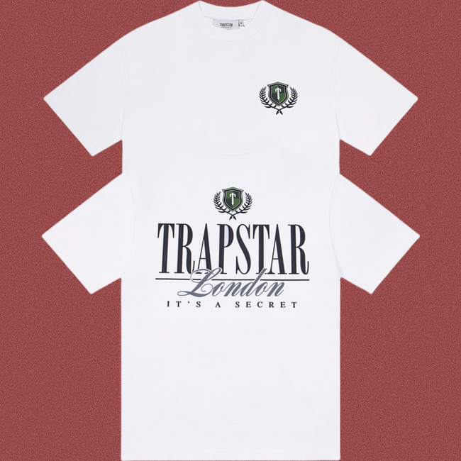 Trapstar Crest & London Script Graphic Tee - White Hover Image