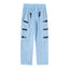 Trapstar Piping Track Pants - Sky Blue/Black