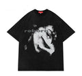 'Reborn' Acid Wash Graphic T-Shirt