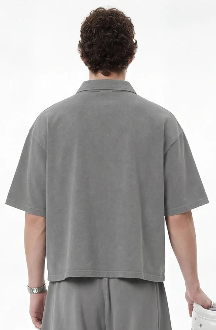 Vintage Wash Boxy Polo