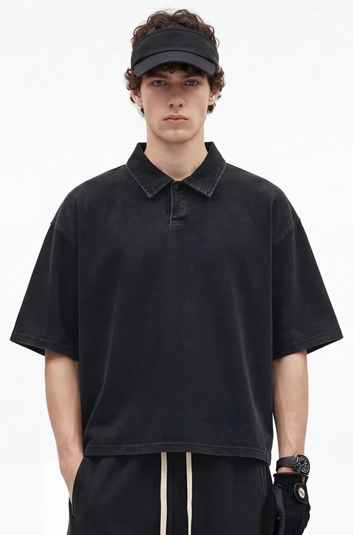 Vintage Wash Boxy Polo