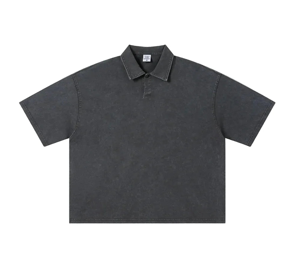 Vintage Wash Boxy Polo