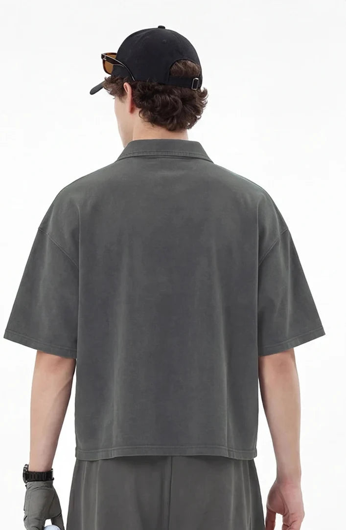 Vintage Wash Boxy Polo