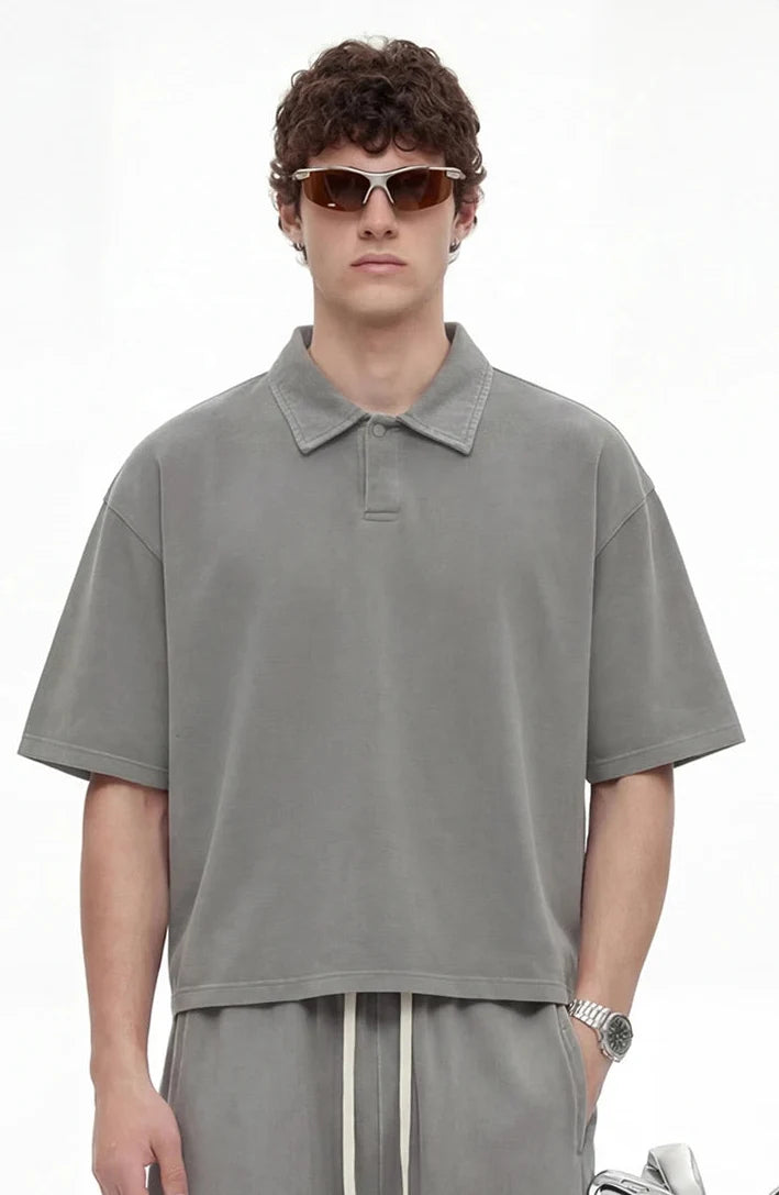 Vintage Wash Boxy Polo