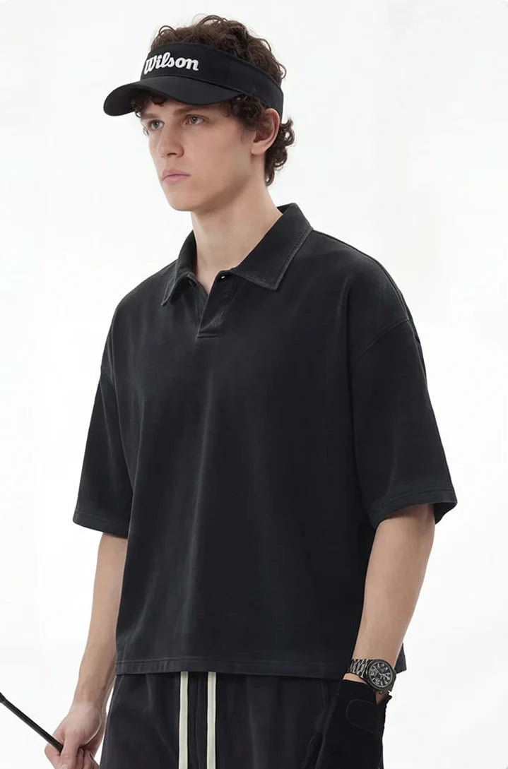 Vintage Wash Boxy Polo
