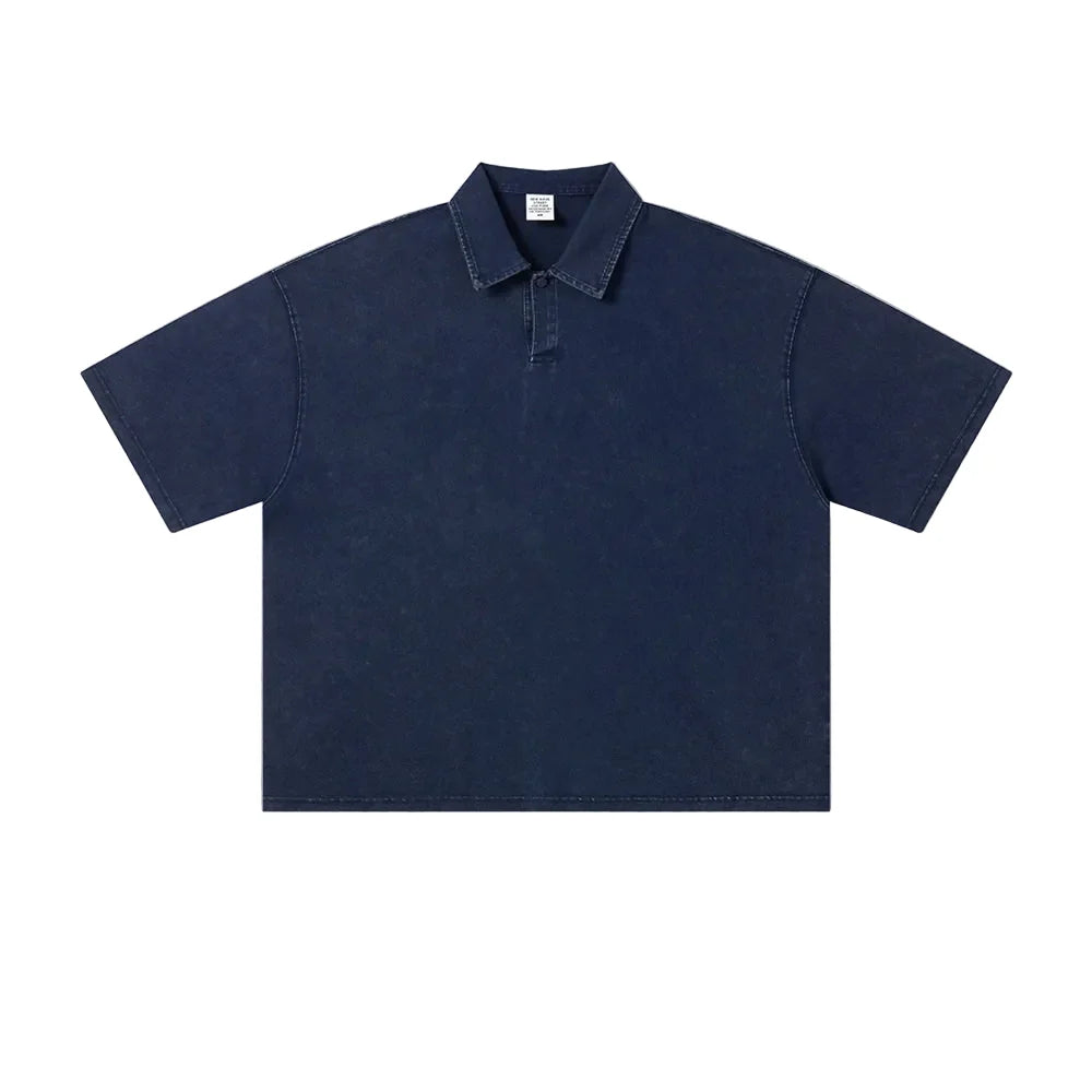 Vintage Wash Boxy Polo