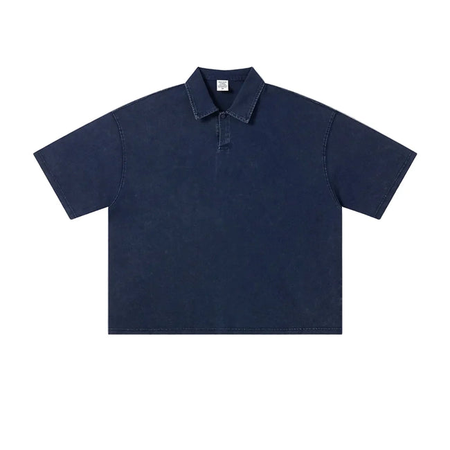 Vintage Wash Boxy Polo Main Image