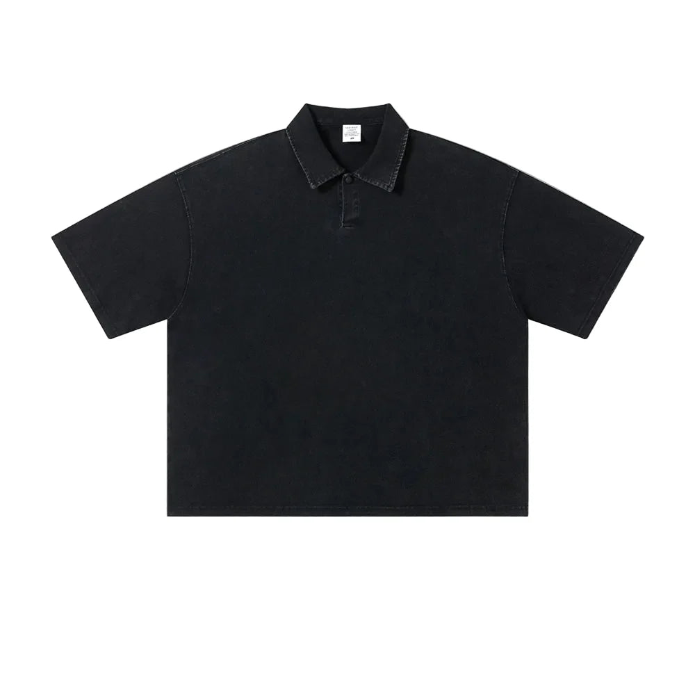 Vintage Wash Boxy Polo