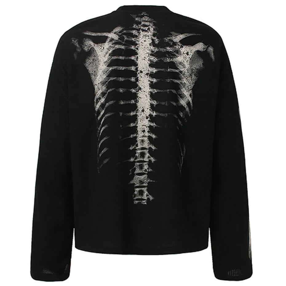 Skeleton X-Ray Graphic Long Sleeve